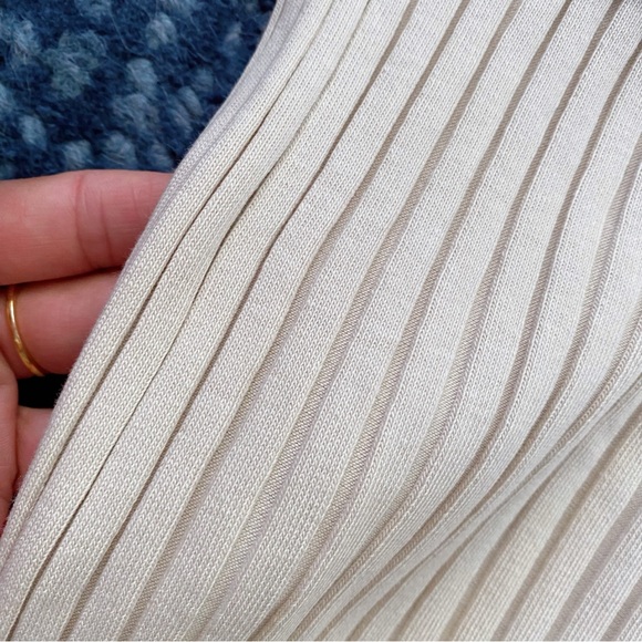 🍂 ZARA STONE RIBBED HIGH WAIST PENCIL MAXI SKIRT! - Picture 6 of 8